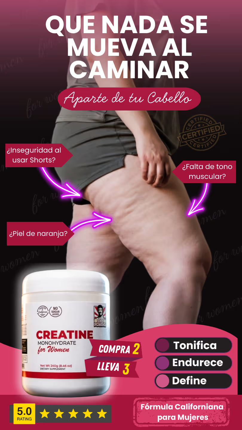 Creatina For Women fórmula 3-en-1